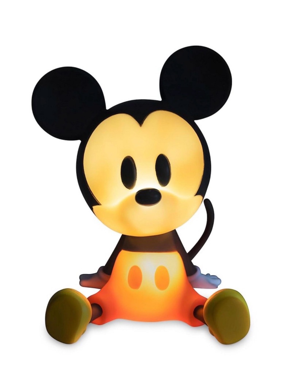 UKONIC DISNEY MICKEY MOUSE FIGURAL LED MOOD LIGHT 6 INCHES TALL